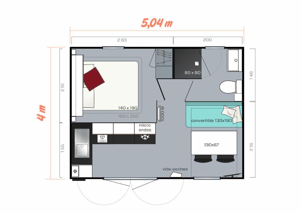 Camping Sainte Mere Eglise 외부 사진